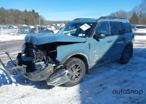 2022 Ford Bronco Sport Big Bend z USA, uszkodzony, nr VIN 3FMCR9B63NRE33503